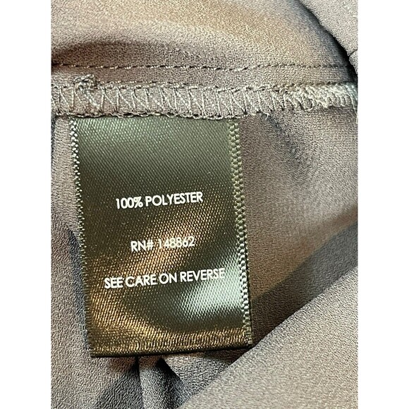 Torrid 3X (22/24) Gray Long Sleeve Tie Neck Peasant Sheer Relaxed Tunic Top NWT - Picture 8 of 14